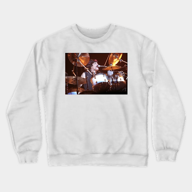 Carmine Appice Vanilla Fudge Photograph Crewneck Sweatshirt by Concert Photos